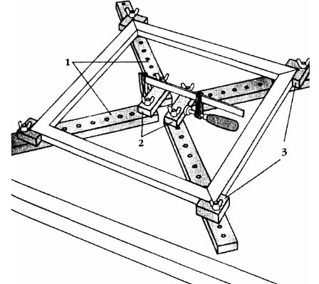 Приспособление для сборки рамок для картин